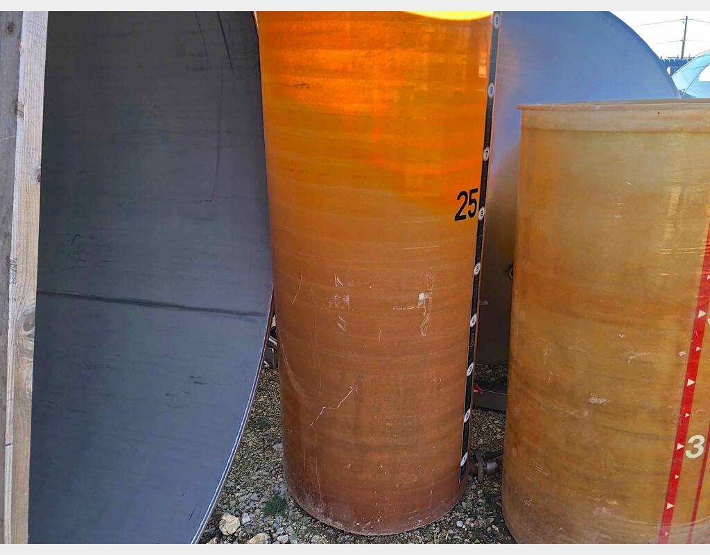 Cuve polyester fond plat