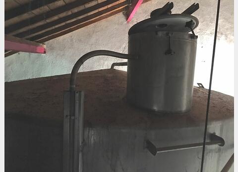 Cuve Inox 316 Ti cylindrique verticale