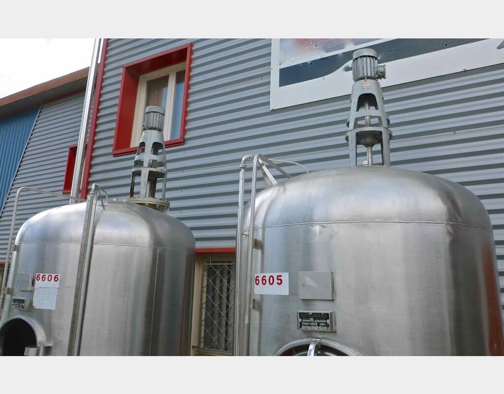 Cuve de mélange 25 hl - INOX 316L