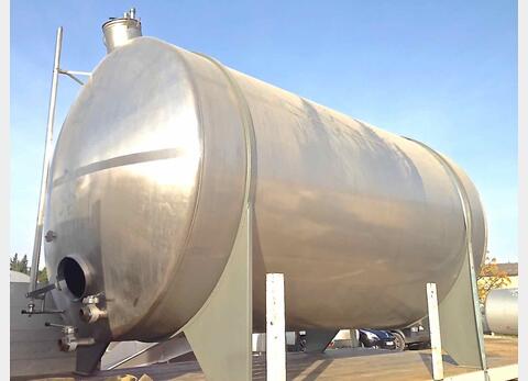Cuve  INOX cylindrique horizontale Marque : ALFA LAVAL