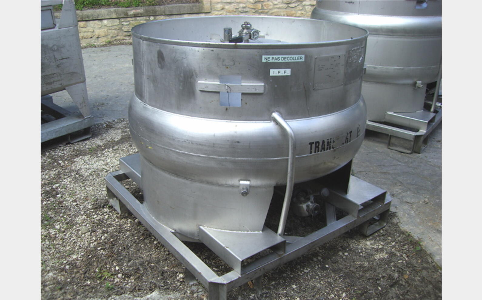 conteneur INOX 304L 460 litres