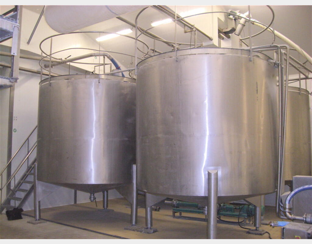 Cuve de stockage verticale de 20 m3 - INOX 304