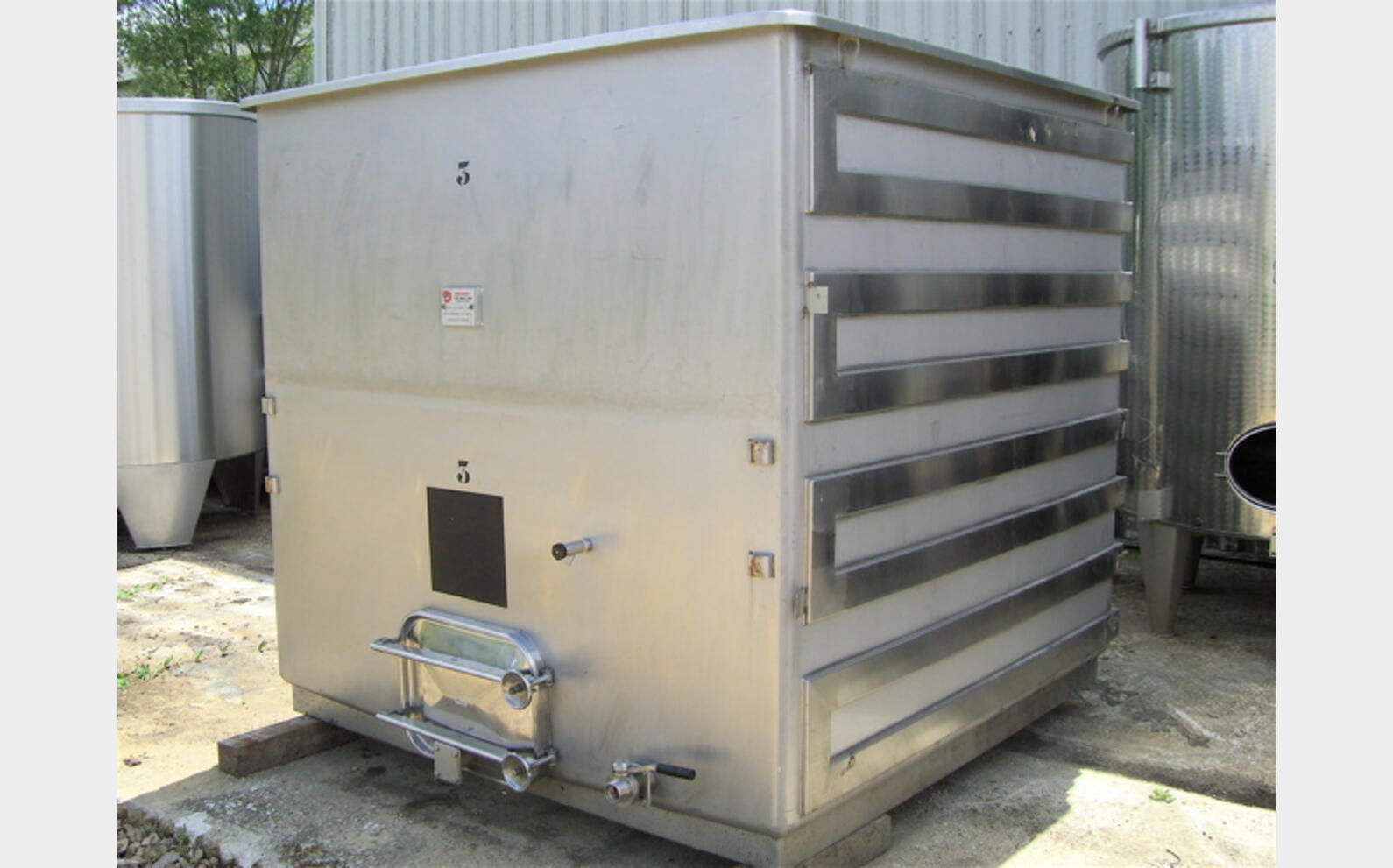 Bac ouvert INOX 304L 80 Hls