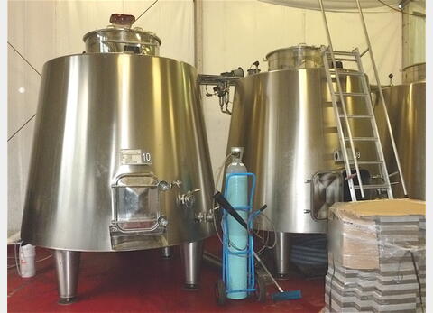 Cuve tronconique climatisée et isolée - Volume : 55 HL (5500 litres)