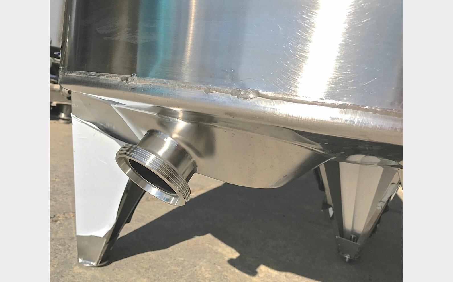 316 stainless steel tank - Cooling belts 10 HL (1000 liters) ARSILAC