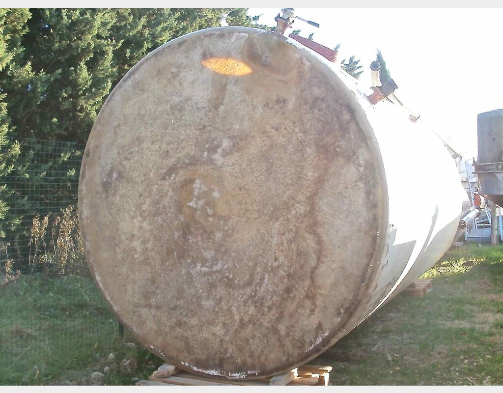 Cuve de stockage fibre - Fond plat