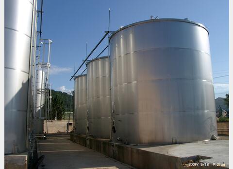 304 stainless steel tank 100 m3