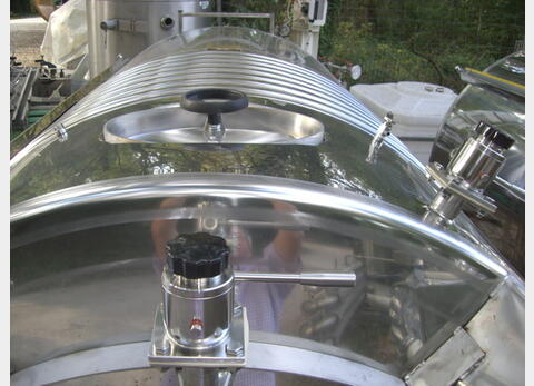 CUVE INOX 304 DE STOCKAGE 60 HLS - FOND CONIQUE