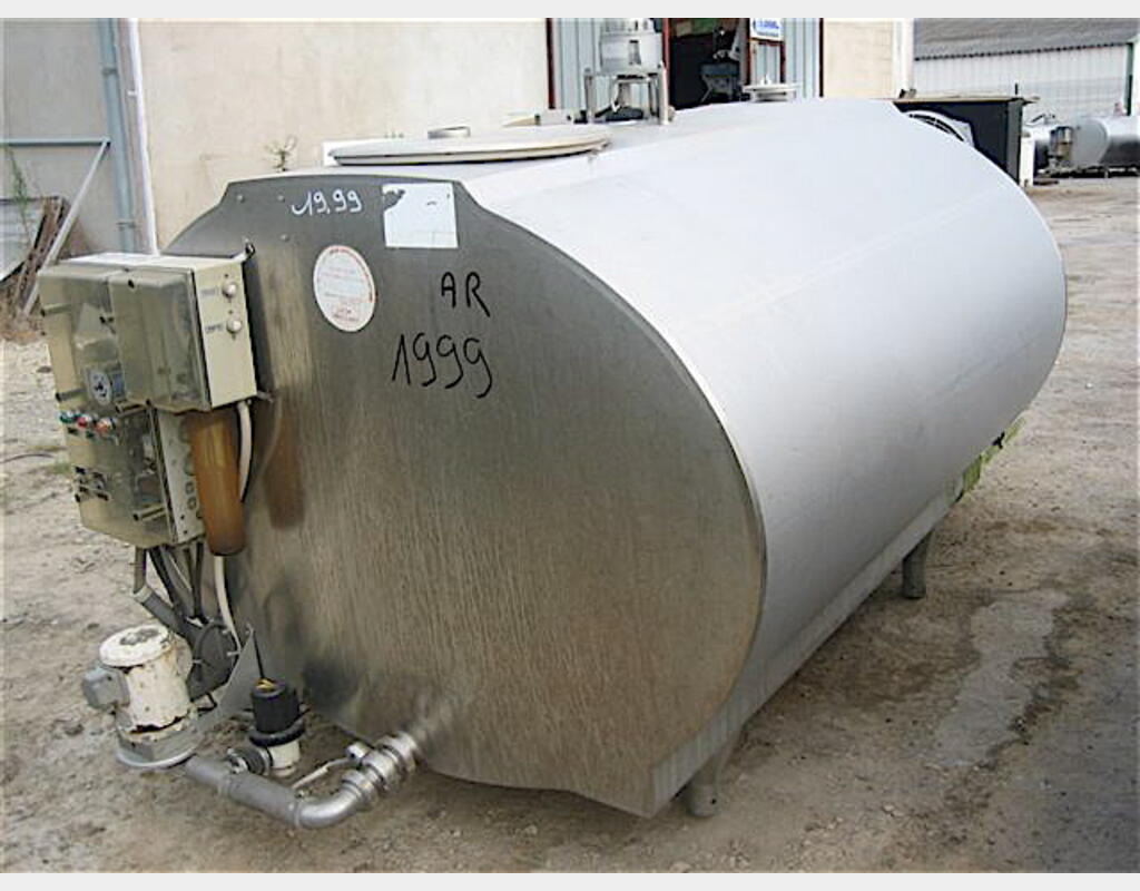 Cuve stockage INOX isol&eacute;e Volume : 1850 litres