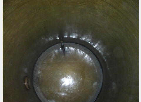 CUVE FIBRE CYLINDRIQUE VERTICALE - FOND PLAT