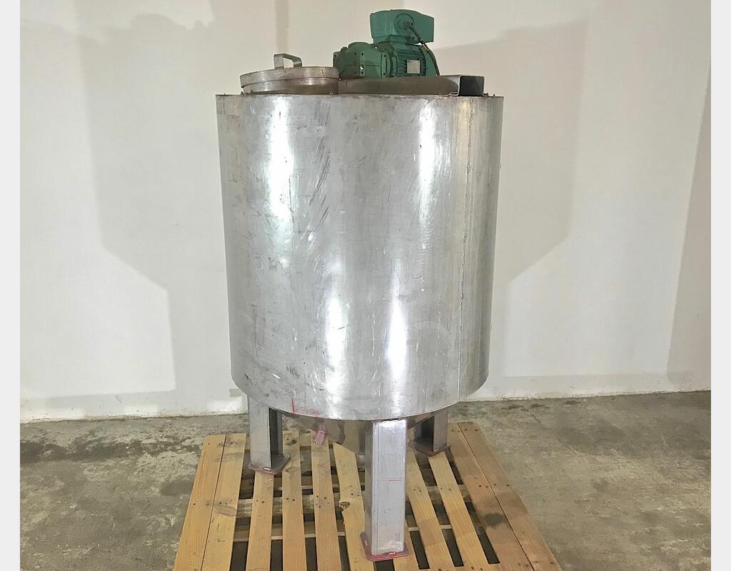 Cuve de mélange inox - Volume : 1000 litres
