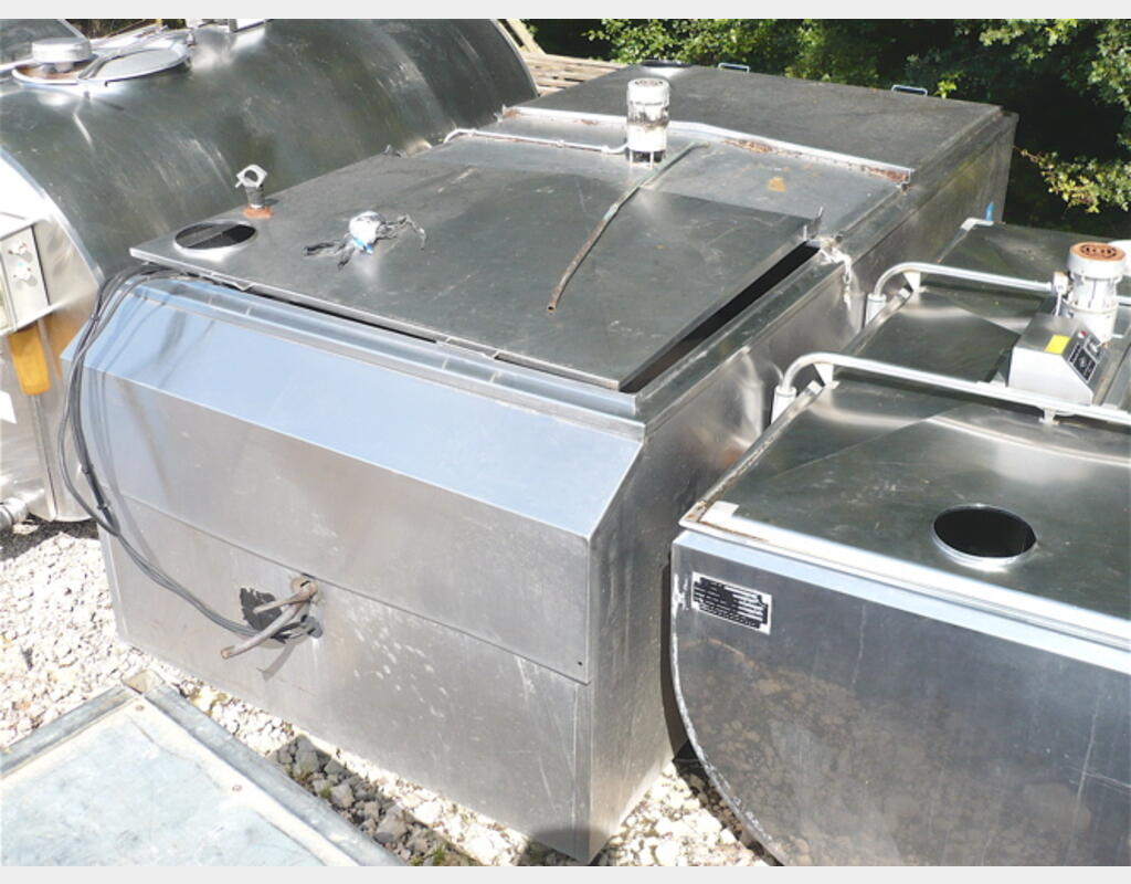 Cuve de stockage INOX isolée (bac) - Marque : PACKO