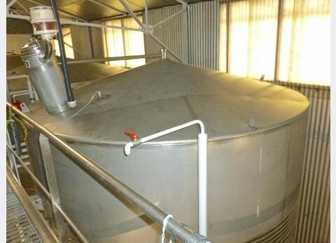 Cuve de stockage inox refroidie Provenance : agroalimentaire (champagne) Marque : ALFA LAVAL
