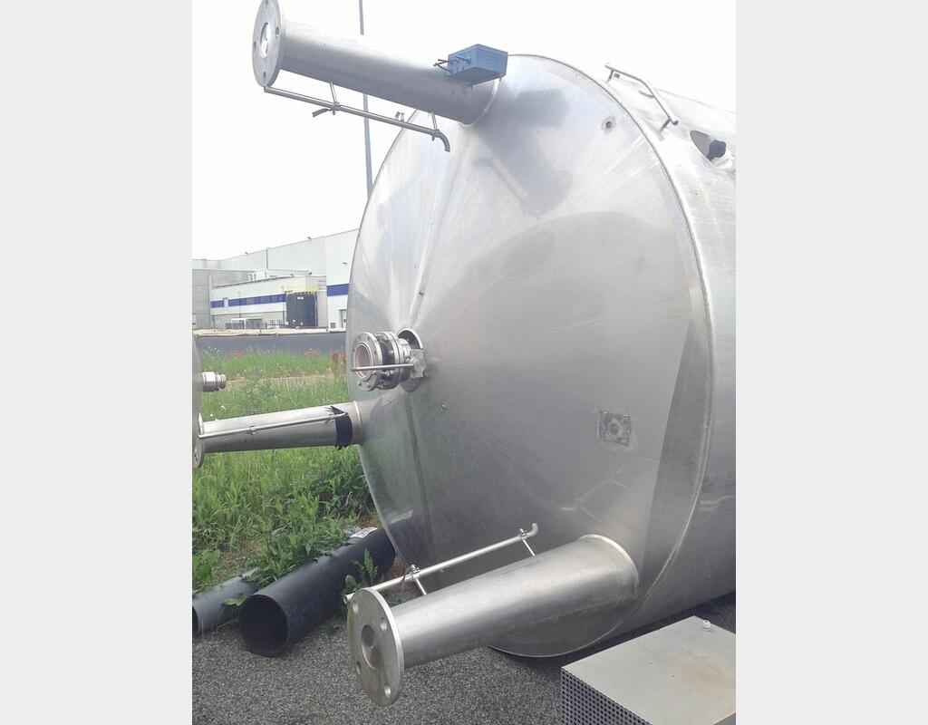 Cuve inox de mélange isolée - Volume : 20000 litres