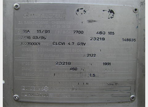 conteneur INOX 304L 460 litres