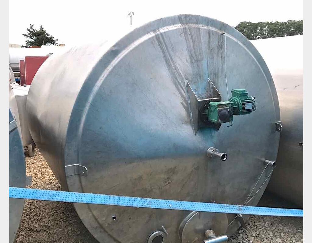 Cuve inox cylindrique verticale