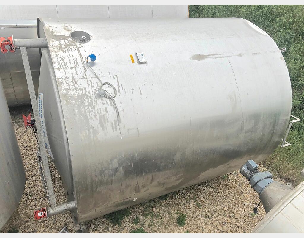 Cuve INOX de stockage isolée - Volume : 20 000 litres