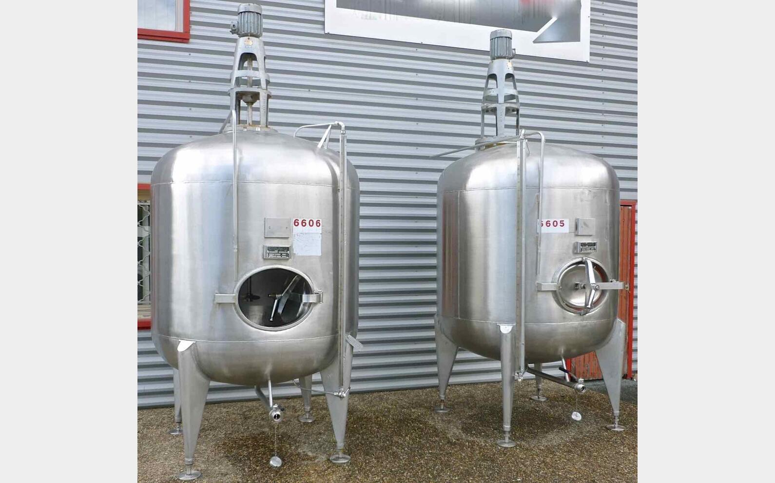 Cuve de m&eacute;lange inox 316 L Marque : Ziemann