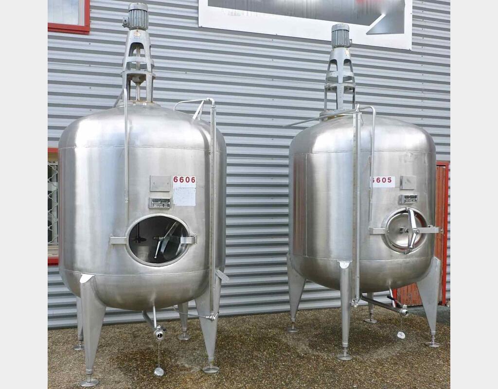 Cuve de mélange 25 hl - INOX 316L