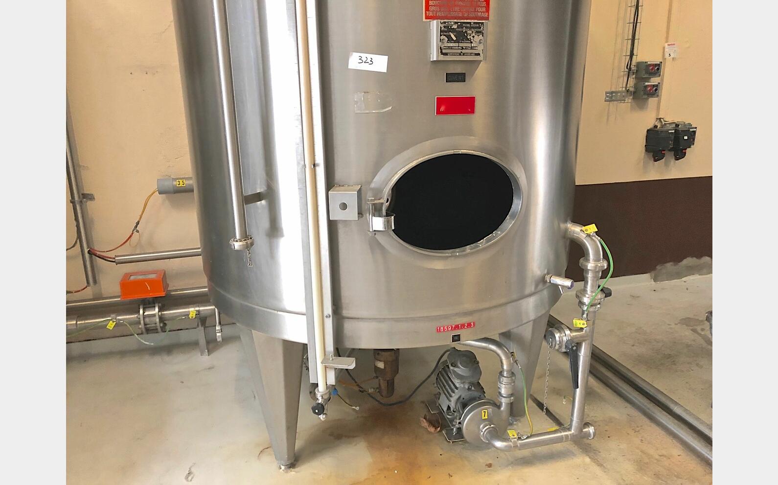 Cuve INOX 316 agit&eacute;e N1 Goavec