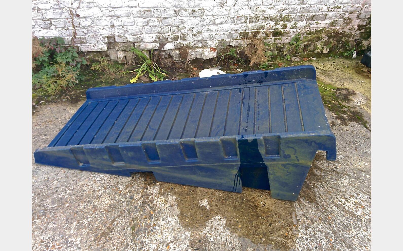 Rampe d'acc&eacute;s bac de r&eacute;tention