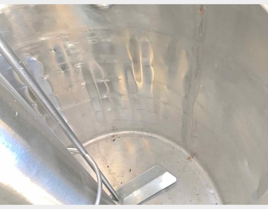 Cuve de mélange inox - Volume : 1500 litres