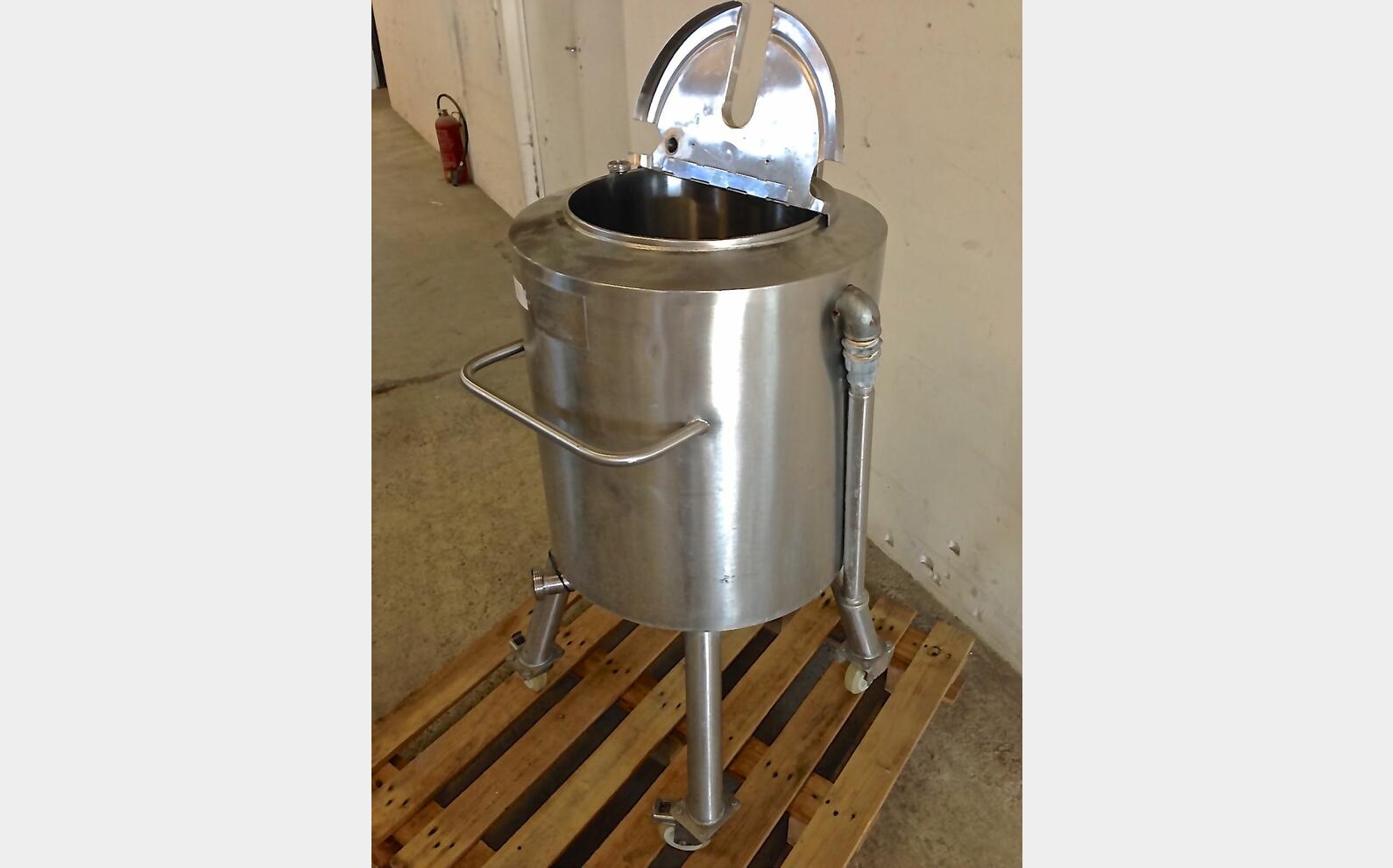 Cuve de stockage INOX double paroi Volume : 50 litres