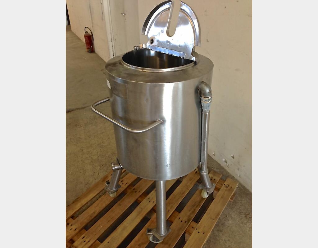 Cuve de stockage INOX à double paroi - Marque : PIERRE GUERIN