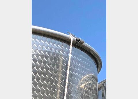 Cuve INOX &agrave; chapeau flottant 50 hls. Fond conique sur pieds