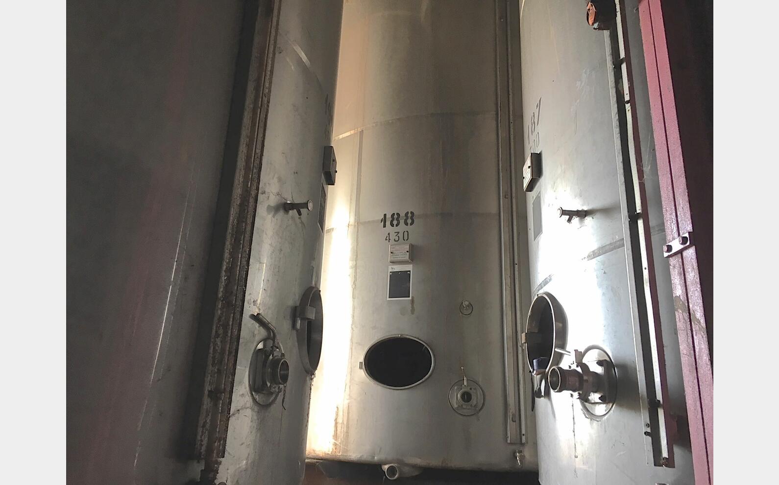 Cuve Inox 316 Ti cylindrique verticale