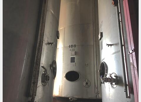 Cuve Inox 316 Ti cylindrique verticale