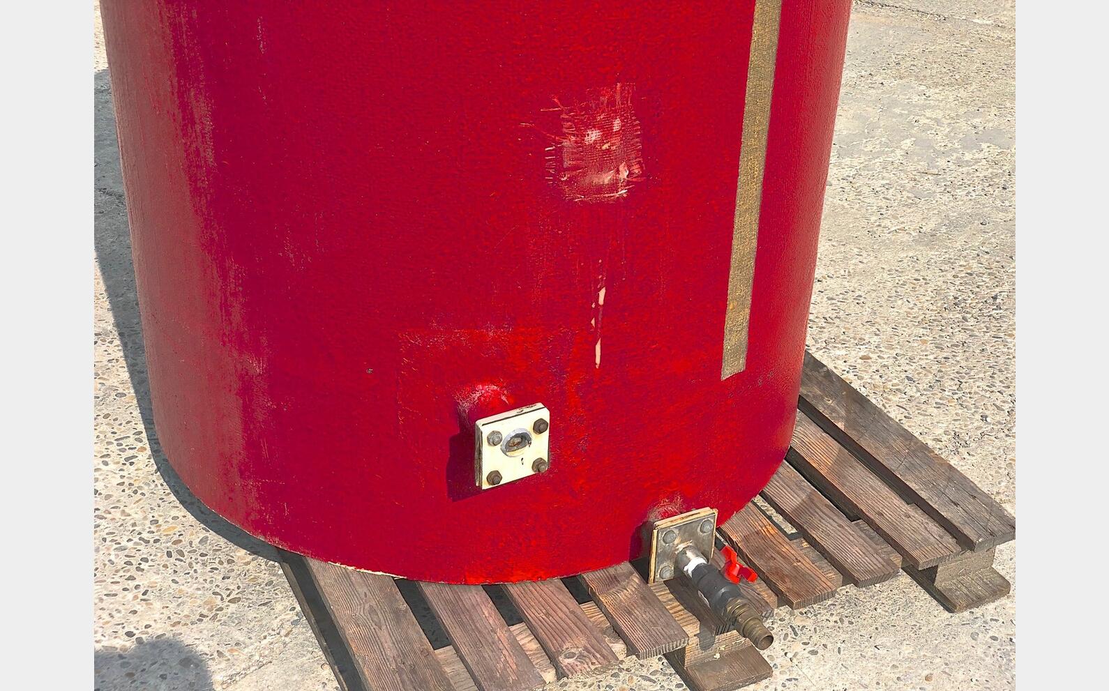 Cuve fibre cylindrique verticale