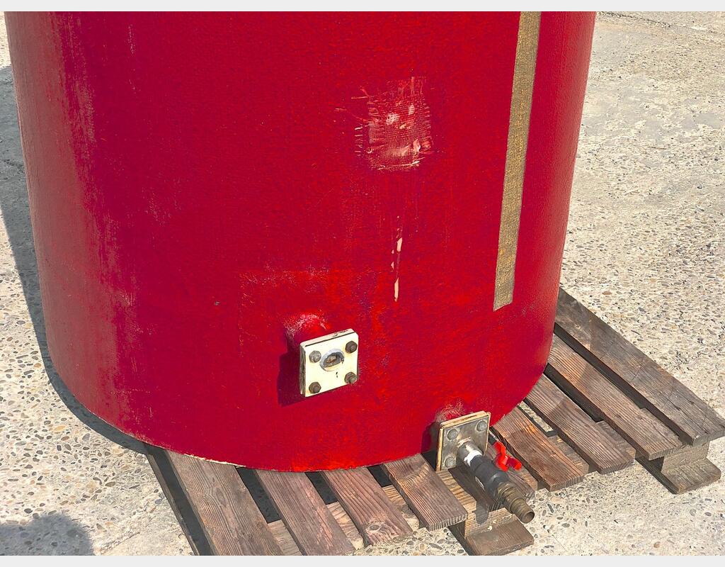 Cuve fibre cylindrique verticale - de 10 hls (1 000 l)