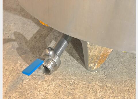 cuve inox agit&eacute;e isol&eacute;e LSDH18 Volume : 1000 litres
