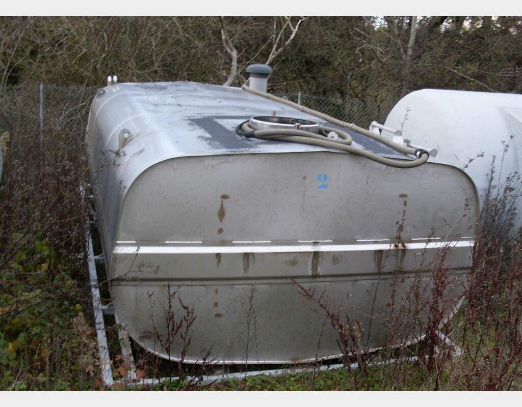 citerne de stockage en INOX