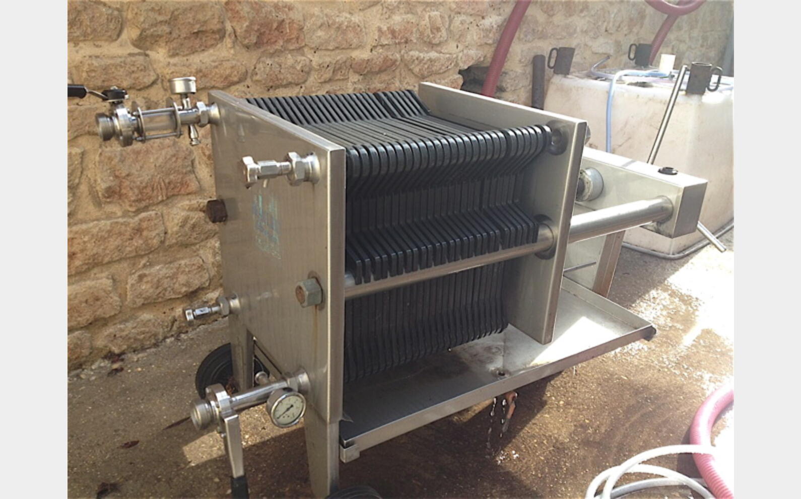Filtre à Plaques inox - 25 plateaux 50 x 50