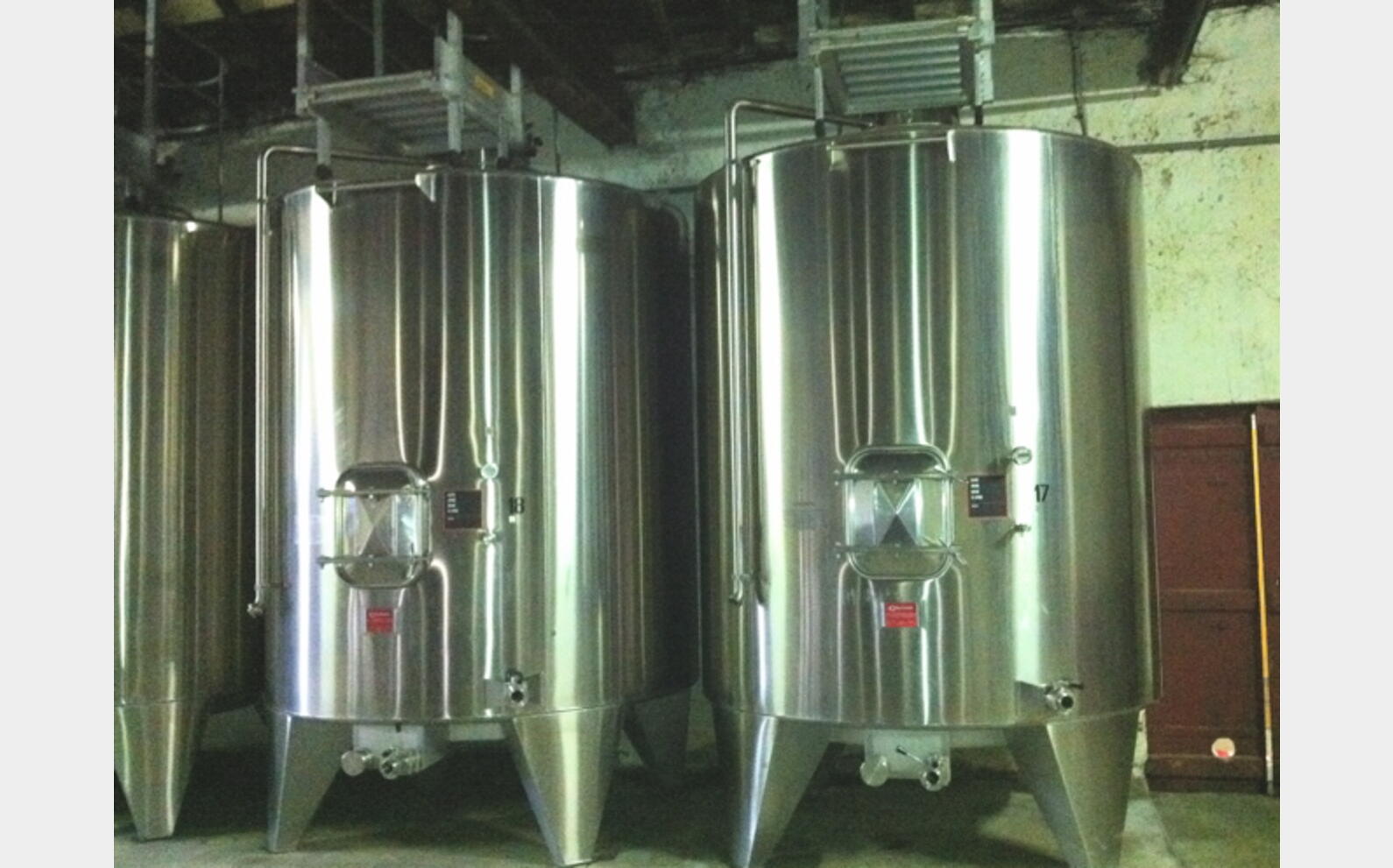 Cuve vinification INOX 304 Volume : 10.700 litres