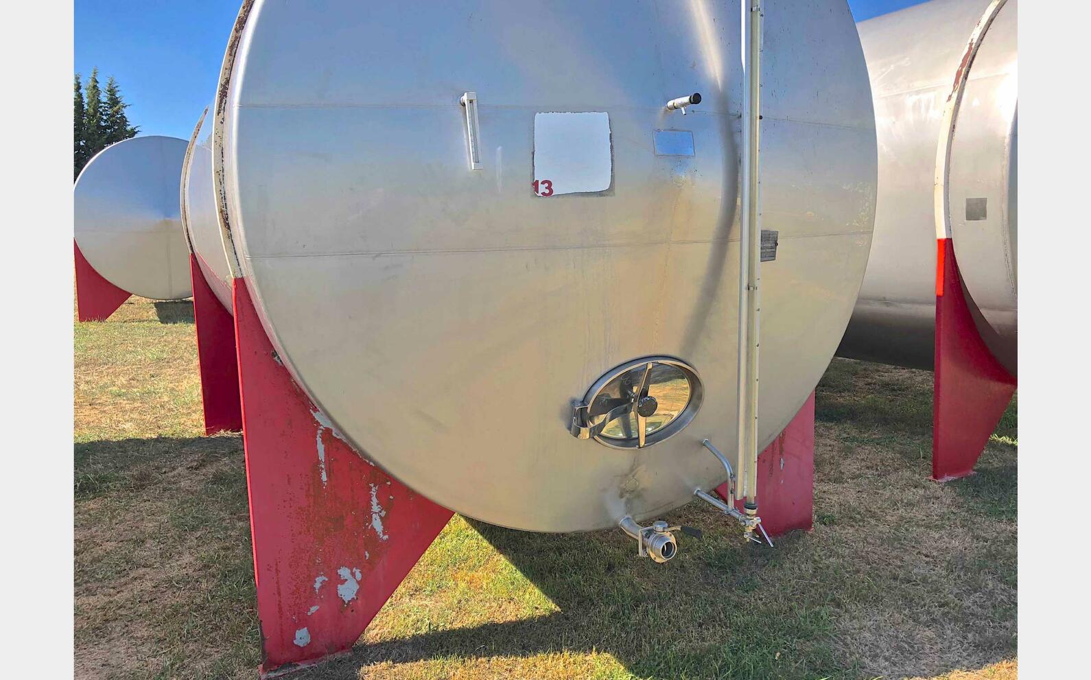 Cuve inox horizontale ALFA LAVAL
