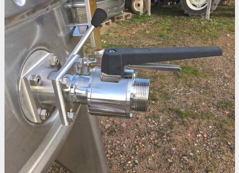 Cuve Inox 316 L de vinification - avec ceinture de refroidissement