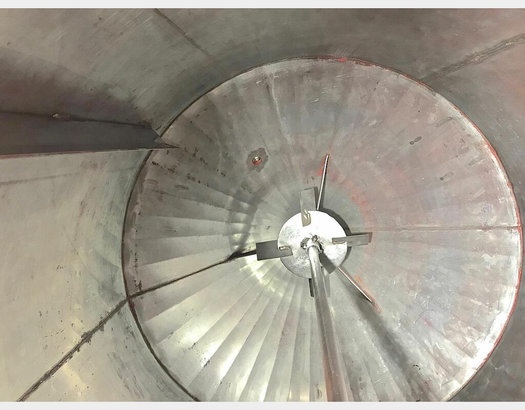 Cuve de mélange inox - Volume : 1000 litres