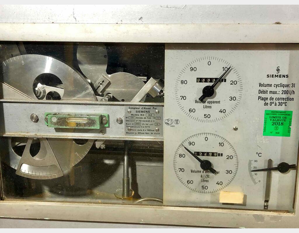 Compteur d'lcool pur Siemens WZ0.2