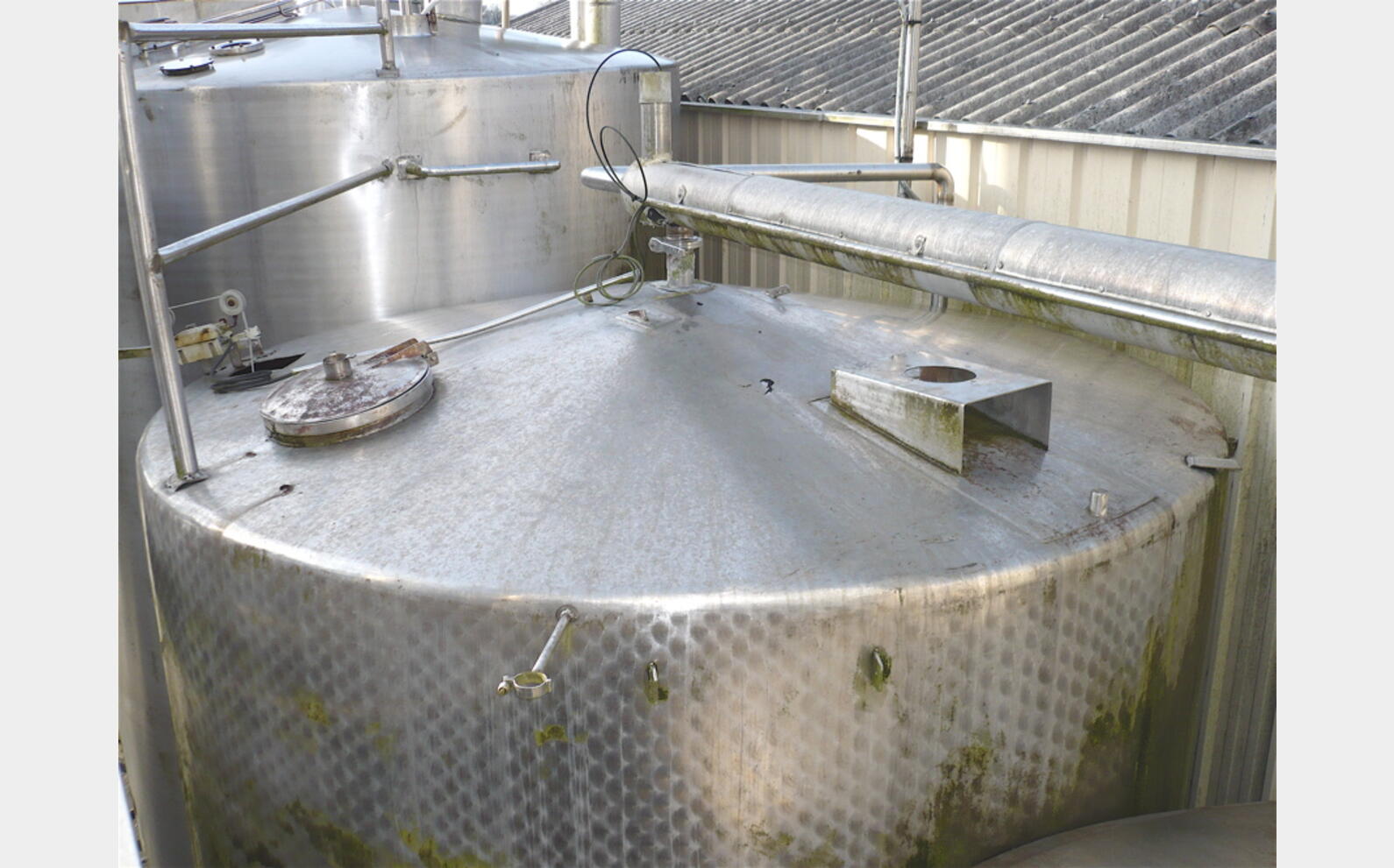 cuve de stockage INOX 304 provenance agroalimentaire