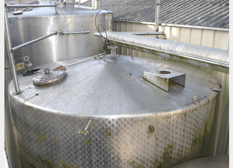 cuve de stockage INOX 304 provenance agroalimentaire