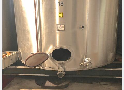 cuve inox cylindrique Volume : 32000 litres (320 hls)