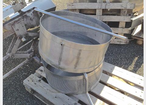 Lot de 2 Paniers inox perforés