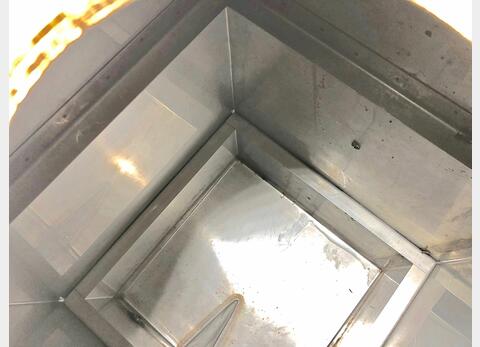 Cuve INOX rectangulaire - Volume :  litres