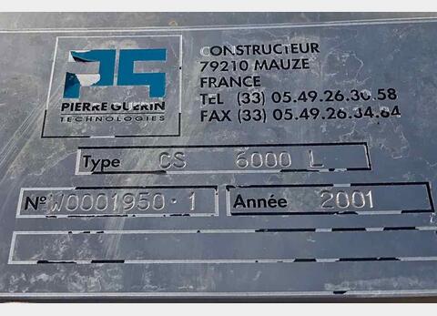 Cuve inox 316L Ann&eacute;e : 2001 Marque : PIERRE GUERIN