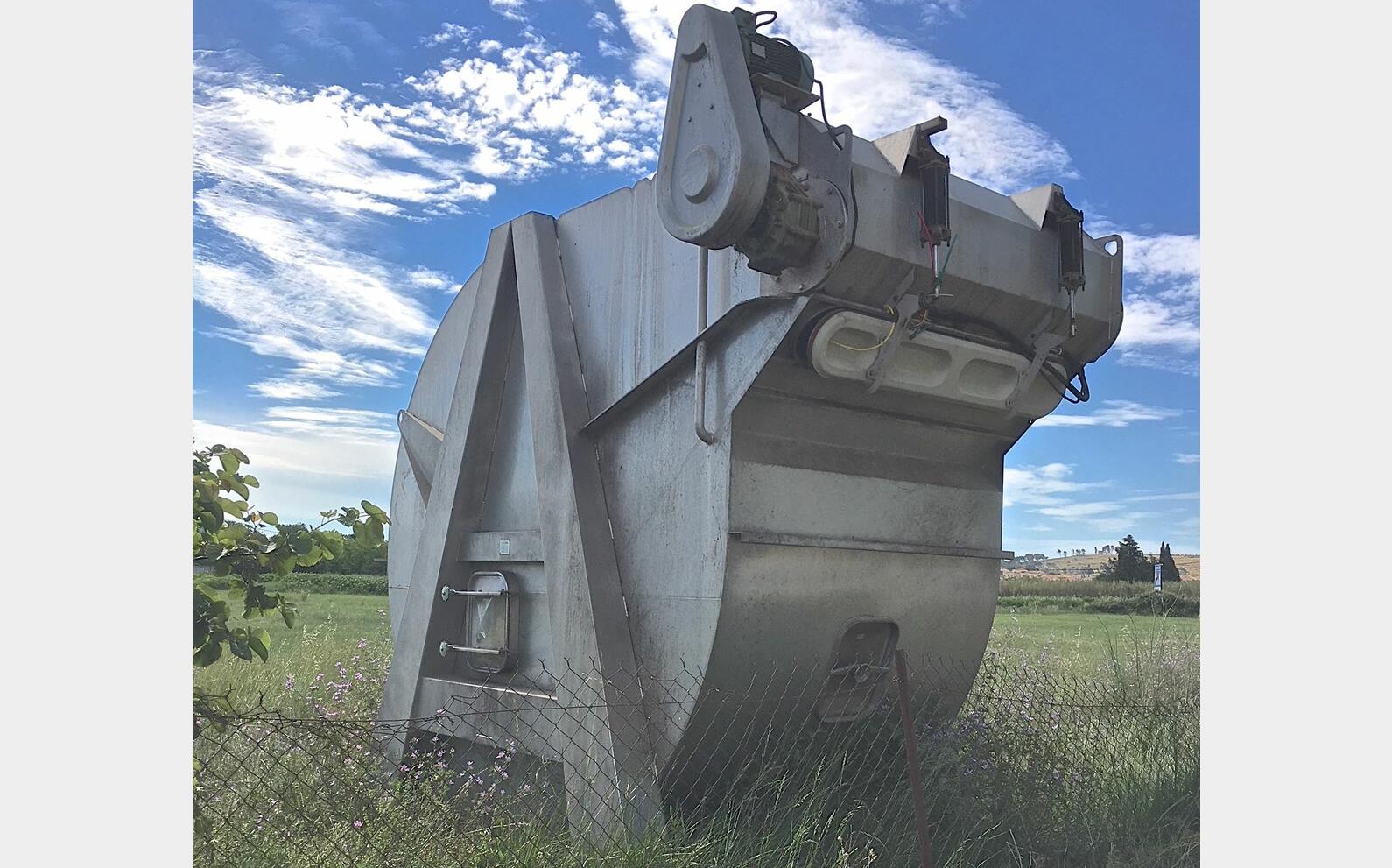 Cuve &agrave; rateau PERA Volume : 200 hectos (20000 litres)
