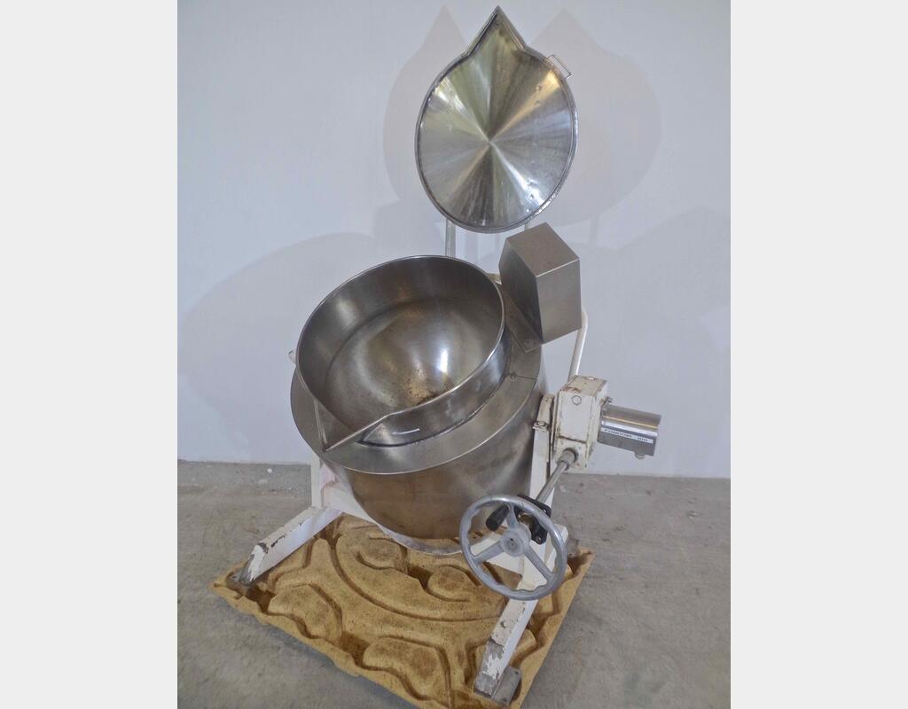 Fondoir inox double enveloppe isolé - Capacité : 160 litres