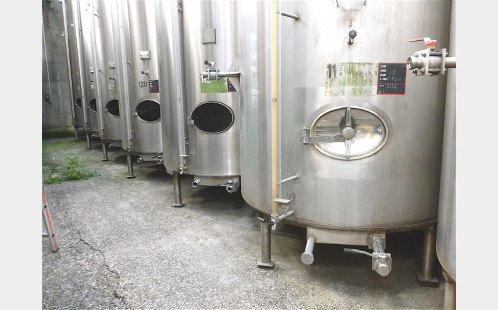 Cuve stockage INOX 316 sur pieds Agroalimentaire Marque : PIERRE GUERIN